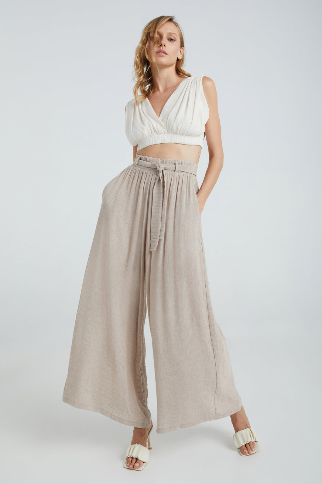 Ephemeral Pants (Beige)