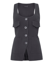 Load image into Gallery viewer, Vest with Pockets (Grey)
